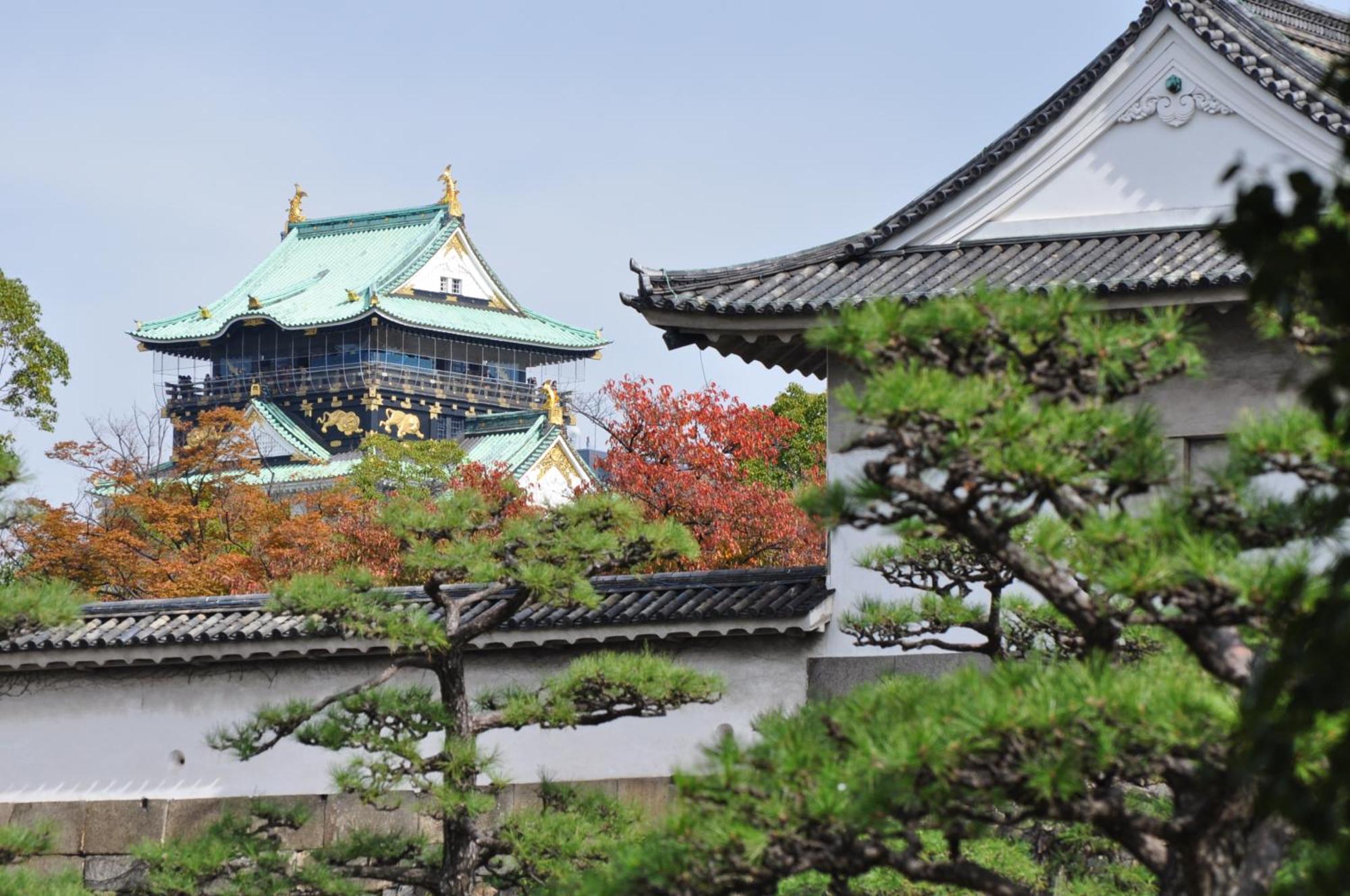 Hotel New Otani Osaka Ngoại thất bức ảnh The castle's main keep